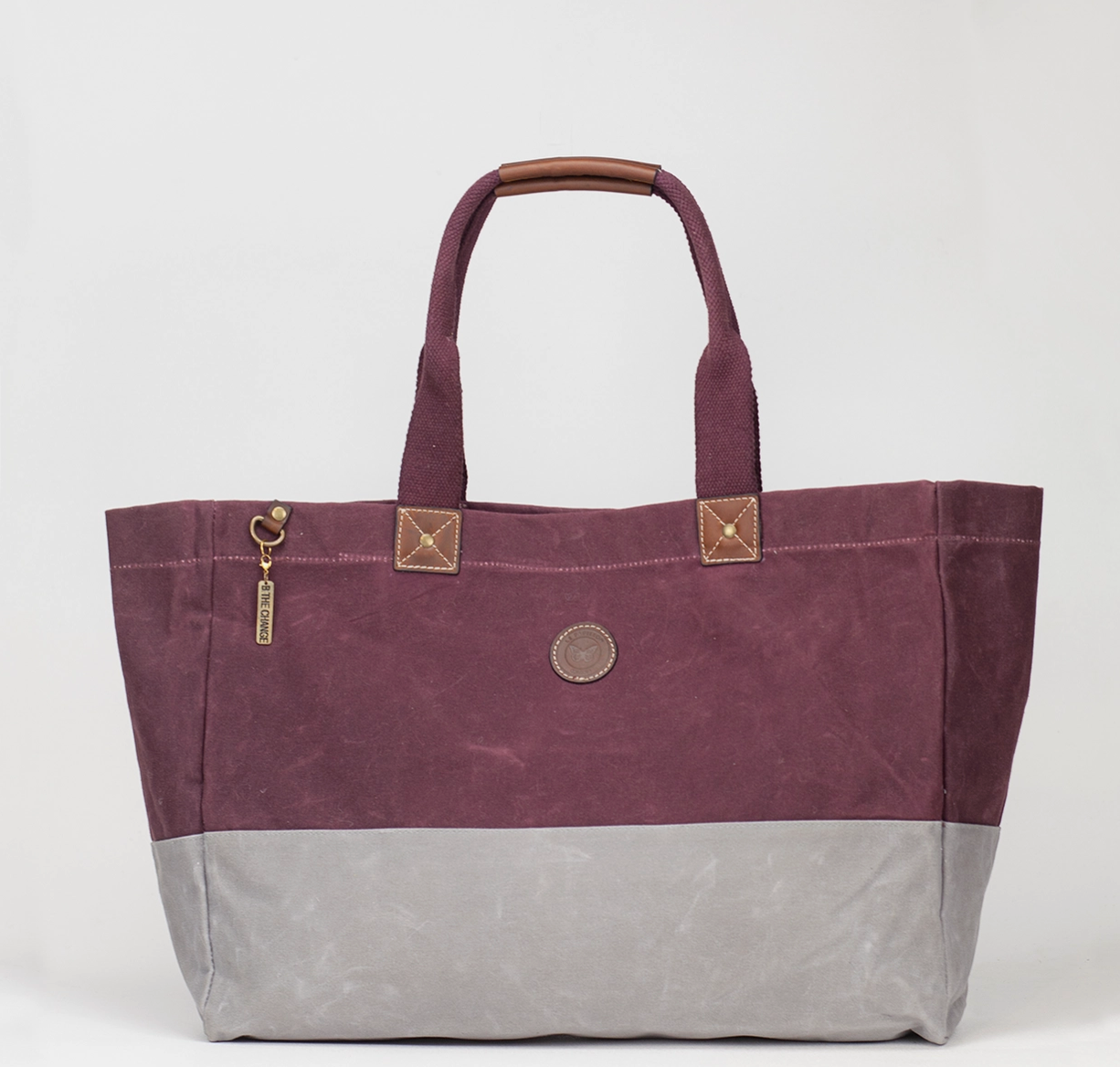 Waxed Canvas in Raspberry