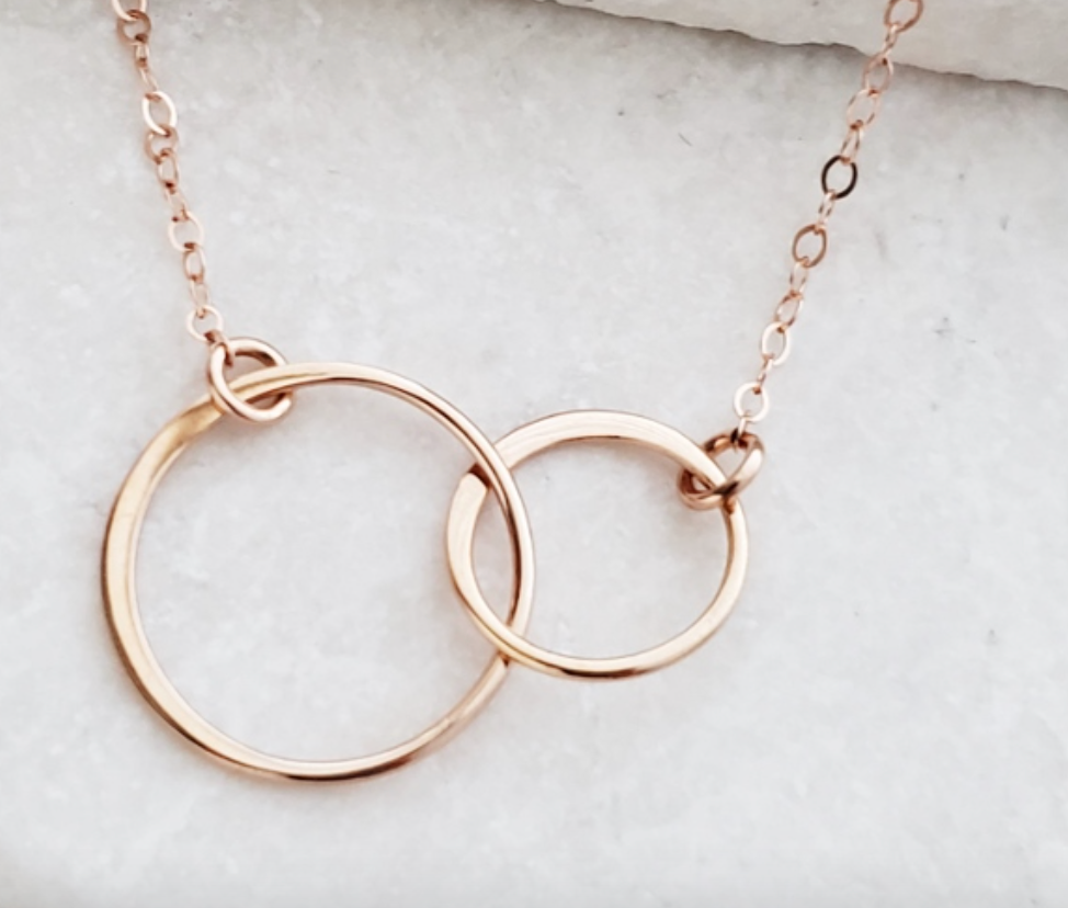 Circle Necklace - Gold, Silver or Rose Gold
