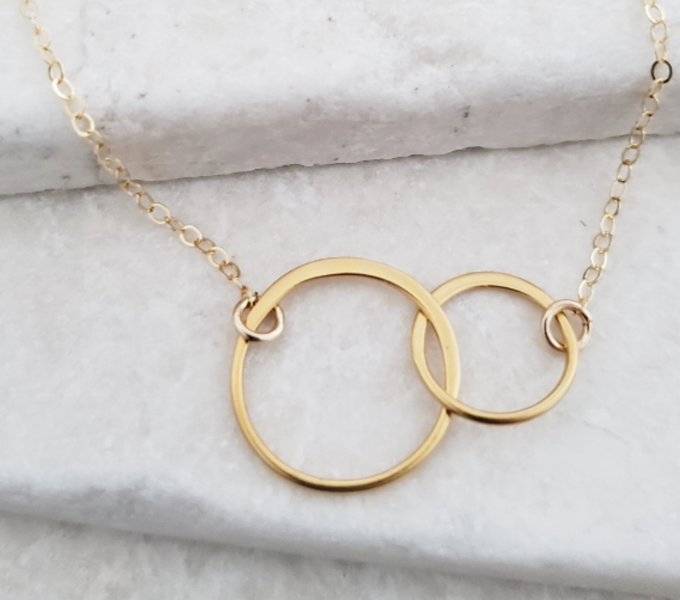 Circle Necklace - Gold, Silver or Rose Gold